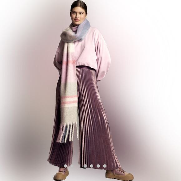 PILCRO ANTHROPOLOGIE PLUS Drop Shoulder Sweatshirt Bubble-Hem Lavender Sz. 1X - Picture 8 of 15